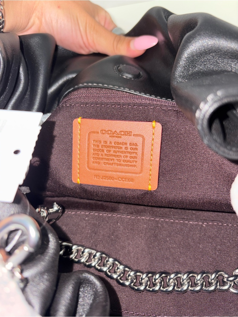 Coach Black Faye shoulder Bag - Picture 5 of 6